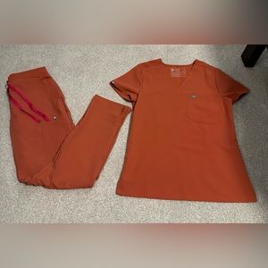 Figs yola scrub pants XS, Caterina top XXS